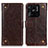 Leather Case Stands Flip Cover Holder K06Z for Xiaomi Redmi 10 India