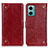 Leather Case Stands Flip Cover Holder K06Z for Xiaomi Redmi 10 Prime Plus 5G Red