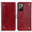 Leather Case Stands Flip Cover Holder K06Z for Xiaomi Redmi Note 11S 5G Red