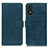Leather Case Stands Flip Cover Holder K07Z for Huawei Honor X5 Green