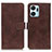 Leather Case Stands Flip Cover Holder K07Z for Huawei Honor X7a
