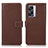 Leather Case Stands Flip Cover Holder K07Z for Oppo A57 5G