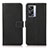 Leather Case Stands Flip Cover Holder K07Z for Oppo A57 5G Black