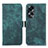 Leather Case Stands Flip Cover Holder K07Z for Oppo A78 5G Green