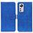 Leather Case Stands Flip Cover Holder K07Z for Xiaomi Mi 12S 5G Blue