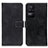 Leather Case Stands Flip Cover Holder K07Z for Xiaomi Poco F4 5G Black