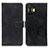 Leather Case Stands Flip Cover Holder K07Z for Xiaomi Poco F4 GT 5G Black