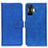 Leather Case Stands Flip Cover Holder K07Z for Xiaomi Poco F4 GT 5G Blue