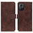 Leather Case Stands Flip Cover Holder K07Z for Xiaomi Redmi Note 11R 5G