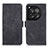 Leather Case Stands Flip Cover Holder K08Z for OnePlus Ace 3 5G Black