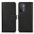 Leather Case Stands Flip Cover Holder K08Z for OnePlus Nord N200 5G Black