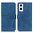 Leather Case Stands Flip Cover Holder K09Z for OnePlus Nord N20 5G Blue