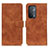 Leather Case Stands Flip Cover Holder K09Z for OnePlus Nord N200 5G