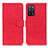 Leather Case Stands Flip Cover Holder K09Z for Oppo A53s 5G Red
