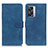 Leather Case Stands Flip Cover Holder K09Z for Oppo A56S 5G Blue