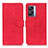 Leather Case Stands Flip Cover Holder K09Z for Oppo A56S 5G Red