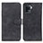 Leather Case Stands Flip Cover Holder K09Z for Oppo A94 4G Black