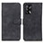 Leather Case Stands Flip Cover Holder K09Z for Oppo A95 4G Black