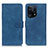 Leather Case Stands Flip Cover Holder K09Z for Oppo Find X5 5G Blue