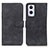 Leather Case Stands Flip Cover Holder K09Z for Oppo Reno7 Lite 5G Black