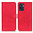 Leather Case Stands Flip Cover Holder K09Z for Oppo Reno7 SE 5G Red