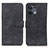 Leather Case Stands Flip Cover Holder K09Z for Oppo Reno8 5G Black