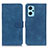 Leather Case Stands Flip Cover Holder K09Z for Realme 9i 4G Blue