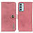 Leather Case Stands Flip Cover Holder KZ02 for Samsung Galaxy M23 5G Pink