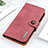 Leather Case Stands Flip Cover Holder KZ2 for OnePlus Ace 3 5G Pink