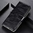 Leather Case Stands Flip Cover Holder KZ4 for OnePlus Ace 3 5G Black