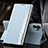 Leather Case Stands Flip Cover Holder L01 for Nothing Phone 1 Sky Blue