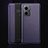Leather Case Stands Flip Cover Holder L01 for Oppo A57 5G Purple