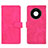 Leather Case Stands Flip Cover Holder L01Z for Huawei Mate 40 Hot Pink