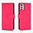 Leather Case Stands Flip Cover Holder L01Z for Motorola Moto E32 Hot Pink
