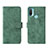 Leather Case Stands Flip Cover Holder L01Z for Motorola Moto E40 Green