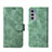 Leather Case Stands Flip Cover Holder L01Z for Motorola Moto Edge 20 5G Green