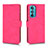 Leather Case Stands Flip Cover Holder L01Z for Motorola Moto Edge 30 5G Hot Pink