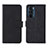 Leather Case Stands Flip Cover Holder L01Z for Motorola Moto Edge 30 Pro 5G Black