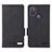Leather Case Stands Flip Cover Holder L01Z for Motorola Moto G20 Black