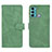 Leather Case Stands Flip Cover Holder L01Z for Motorola Moto G40 Fusion Green