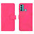 Leather Case Stands Flip Cover Holder L01Z for Motorola Moto G40 Fusion Hot Pink