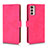 Leather Case Stands Flip Cover Holder L01Z for Motorola Moto G42 Hot Pink