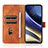Leather Case Stands Flip Cover Holder L01Z for Motorola Moto G51 5G