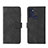 Leather Case Stands Flip Cover Holder L01Z for Motorola Moto G60s Black