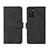 Leather Case Stands Flip Cover Holder L01Z for Oppo A55S 5G Black