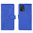 Leather Case Stands Flip Cover Holder L01Z for Oppo A74 4G Blue