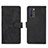 Leather Case Stands Flip Cover Holder L01Z for Oppo Reno6 Pro 5G India Black