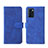 Leather Case Stands Flip Cover Holder L01Z for Oppo Reno6 Z 5G Blue