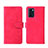 Leather Case Stands Flip Cover Holder L01Z for Oppo Reno6 Z 5G Hot Pink