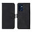 Leather Case Stands Flip Cover Holder L01Z for Oppo Reno7 5G Black